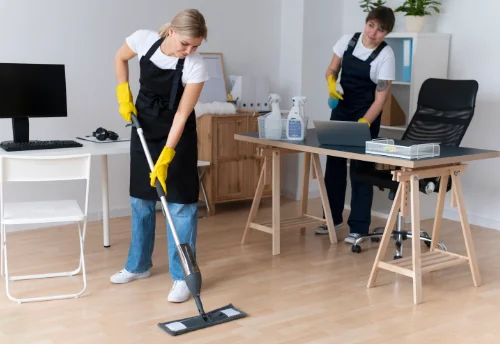 Nettoyage de bureau professionnel à Hèches